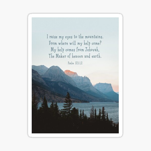 Item preview, Psalm 121:1,2 designed and sold by Paper Bee Gift Shop.
