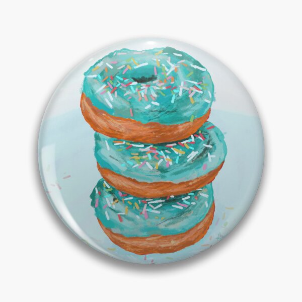 Item preview, Vibrant Doughnuts Illustration  designed and sold by Areeba-R.