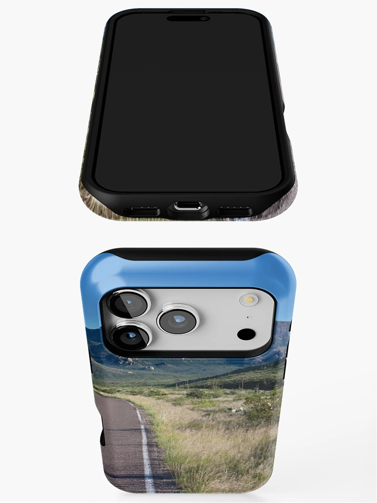 Thumbnail 3 of 4, iPhone Case, Texas Road designed and sold by The Studio Red.