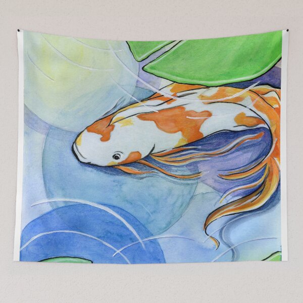 Item preview, Watercolor Koi Fish designed and sold by Amy Preveza.