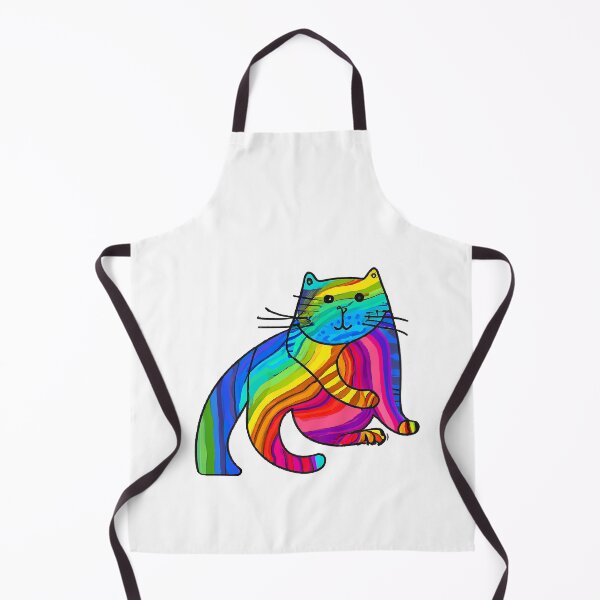 Item preview, abstract strange colorful cat art  designed and sold by vishalraifx.