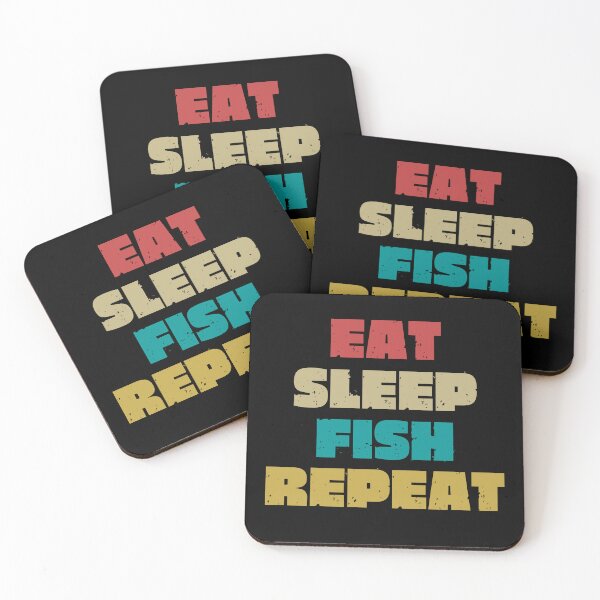 Item preview,  EAT SLEEP FISH REPEAT designed and sold by DanaMire.