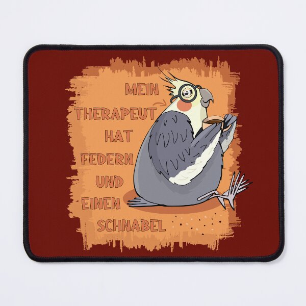 Item preview, Therapist with Feathers & Beak. cockatiel designed and sold by silentcolors.