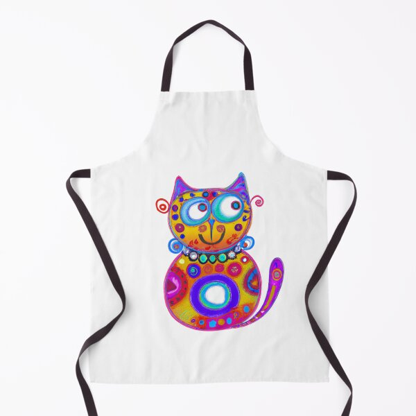Item preview, Abstract cute colorful cat art  designed and sold by vishalraifx.