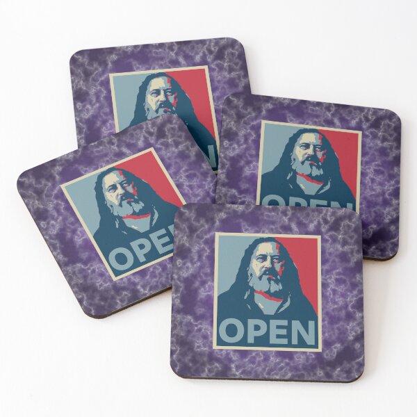 Item preview, Richard Stallman - Open (Obama Poster Style) designed and sold by SolarCross.