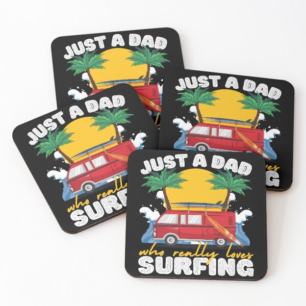Item preview, Just a Dad Who Loves Surfing designed and sold by to-esu.