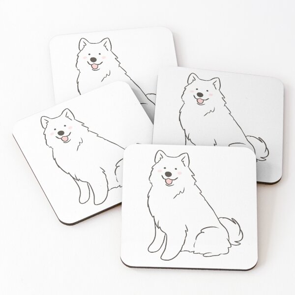 Item preview, Cute samoyed illustration  designed and sold by Yarafantasyart.