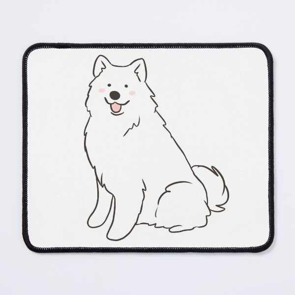 Item preview, Cute samoyed illustration designed and sold by Yarafantasyart.