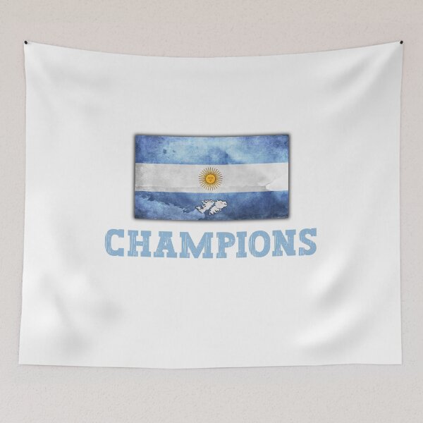 Item preview, Argentina Soccer 2022 World Cup Argentina 3 Stars Argentinian Flag  designed and sold by IKERAS.