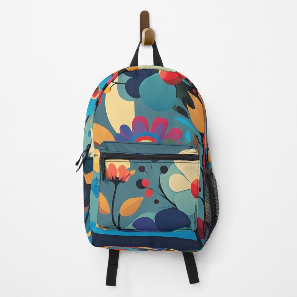 Item preview, Colorful flowers on a colorful background designed and sold by randrdesign.