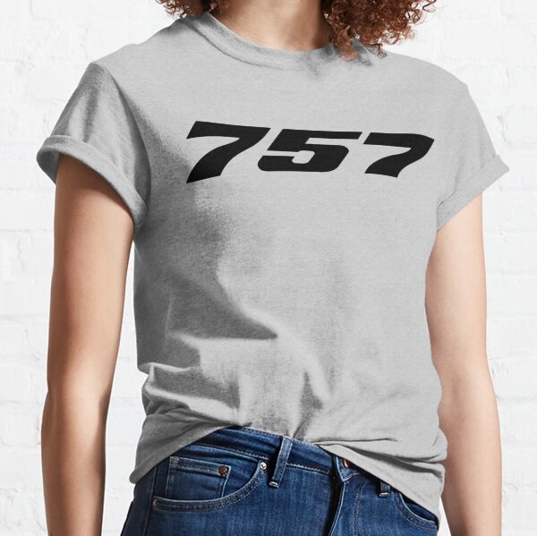 757 Seven-Five-Seven - Black Classic T-Shirt