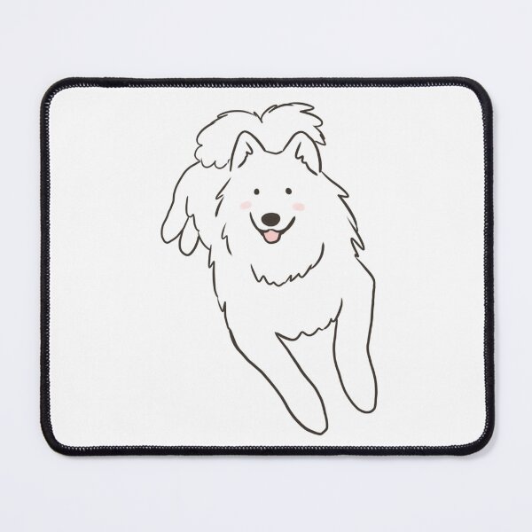 Item preview, Cute samoyed dog illustration designed and sold by Yarafantasyart.
