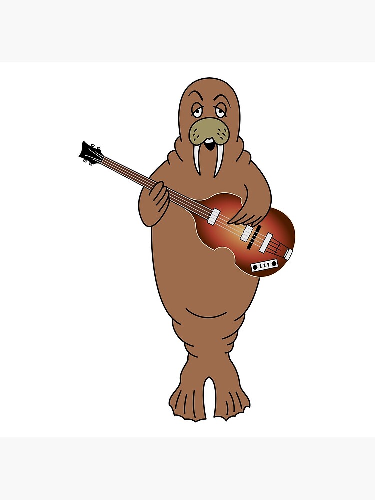 "The Walrus Was Paul" Poster by gerryhaze | Redbubble