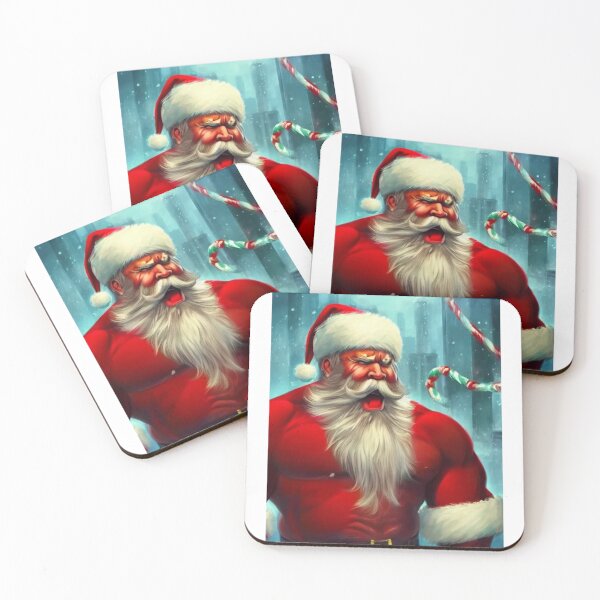 Artikelvorschau, BUFF WEIHNACHTSMANN entworfen und verkauft von Ramdom-Ai-Art.