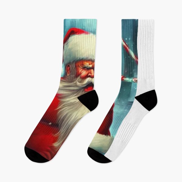Artikelvorschau, BUFF WEIHNACHTSMANN entworfen und verkauft von Ramdom-Ai-Art.