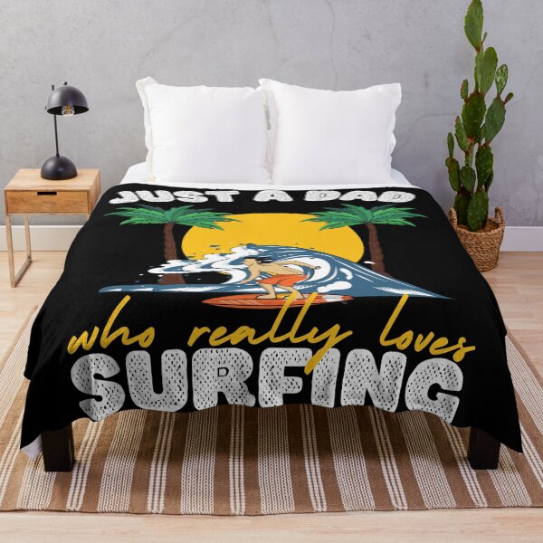 Item preview, Just a Dad Who Loves Surfing designed and sold by to-esu.