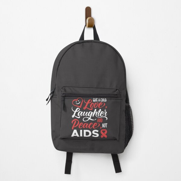 Item preview, give a child love, laughter and peace not AIDS designed and sold by Allklassy.