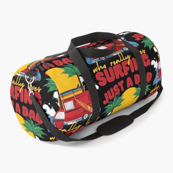 Item preview, Just a Dad Who Loves Surfing Red designed and sold by to-esu.
