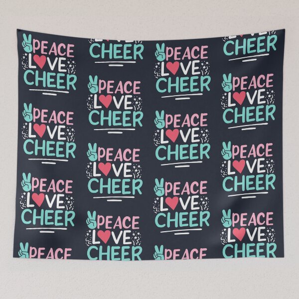 Item preview, Peace Love Cheer designed and sold by Bricke.