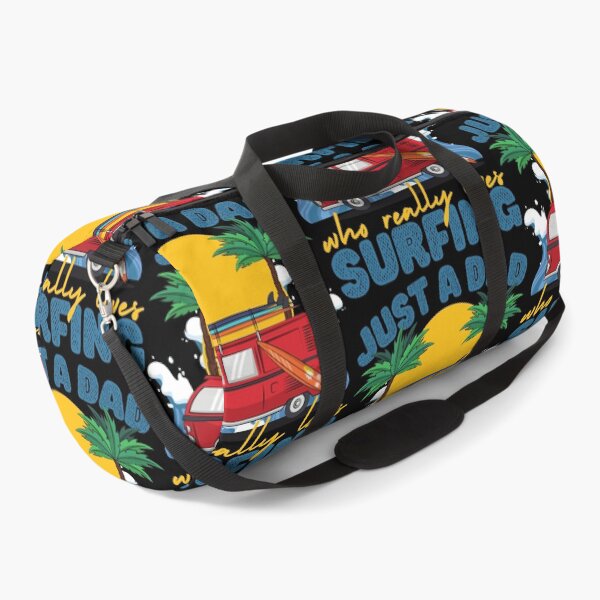 Item preview, Just a Dad Who Loves Surfing Blue designed and sold by to-esu.