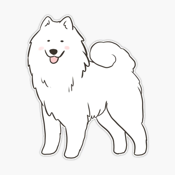 Samoyed Coloring Book : Funny Quotes and Freestyle Drawing Pages