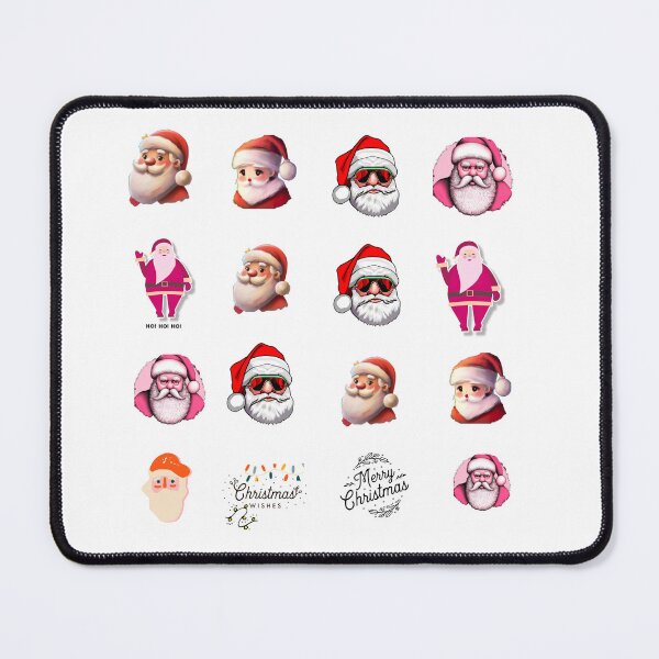 Item preview, Santa Claus Christmas Stickers designed and sold by QuotezArtist.
