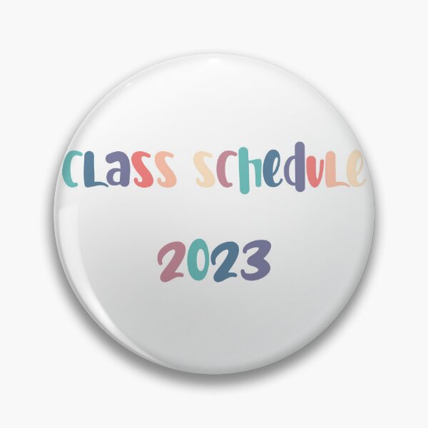 Item preview, Class Schedule 2023 designed and sold by catevalentini12.