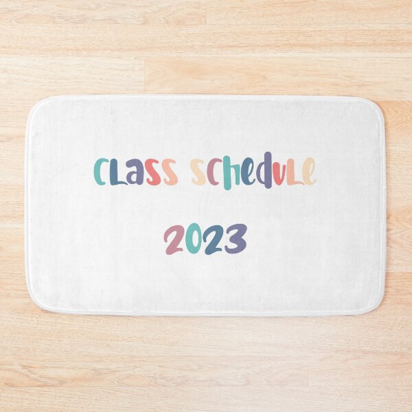 Item preview, Class Schedule 2023 designed and sold by catevalentini12.