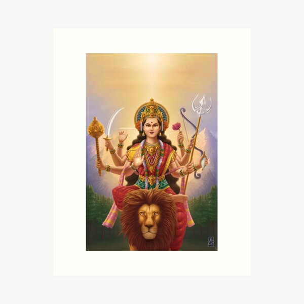 Goddess Durga Lámina artística