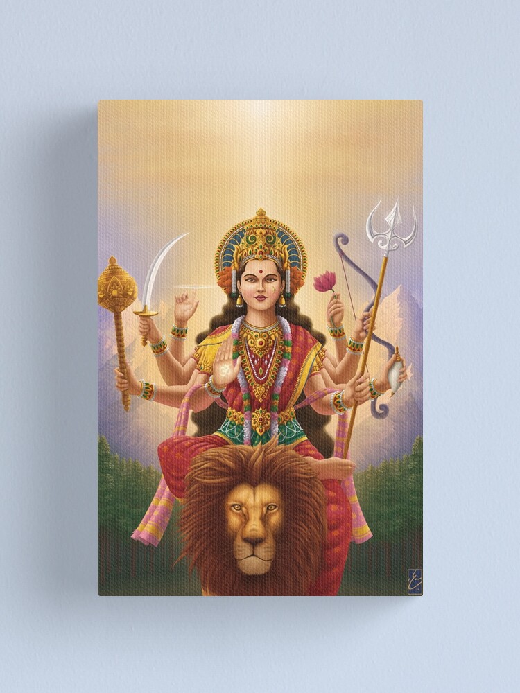 Alternate view of Goddess Durga Canvas Print
