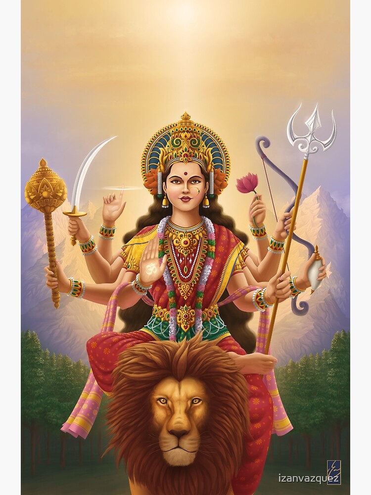 Goddess Durga by izanvazquez