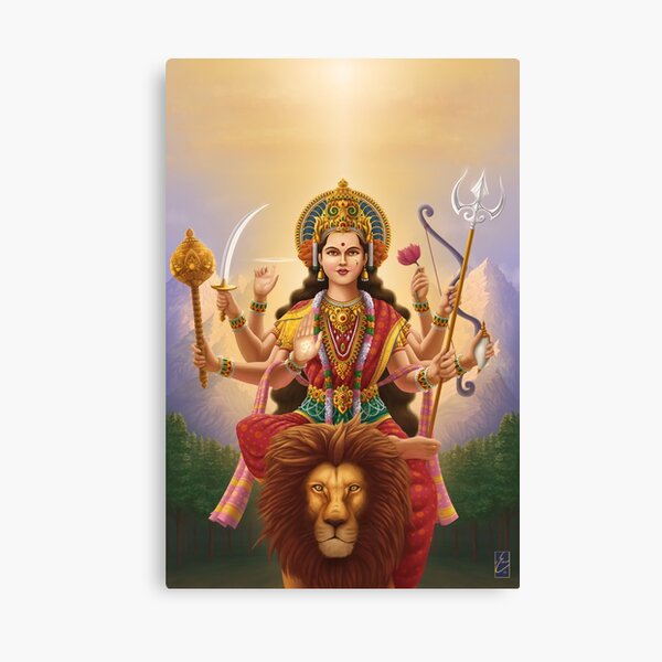Goddess Durga Lienzo