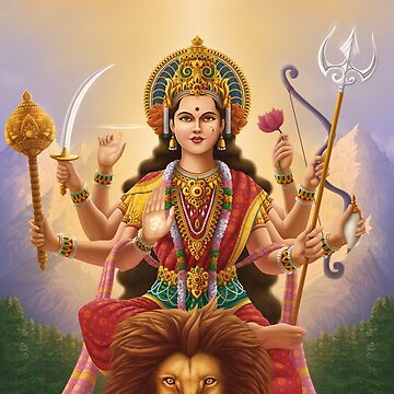 Artwork thumbnail, Goddess Durga by izanvazquez