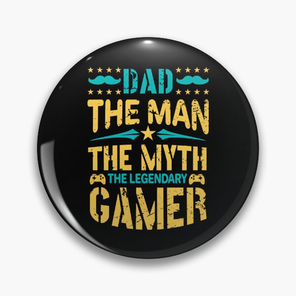 Item preview, Dad The Man The Myth The Legendary Gamer designed and sold by RockBeeDesigns.