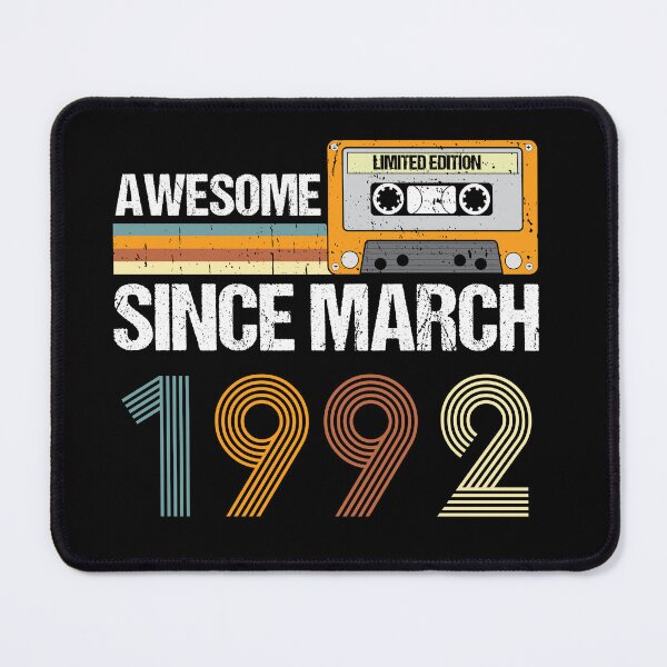 Item preview, Awesome Since March 1992 | 31th Birthday Gifts | 31 Years Old Gifts designed and sold by AMINE ★★★★★.