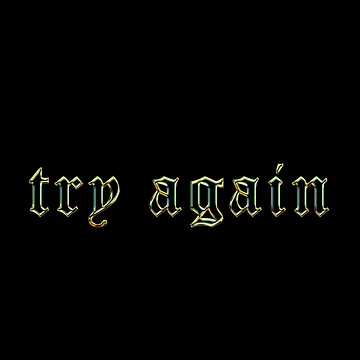 Artwork thumbnail, try again by burhan ay
