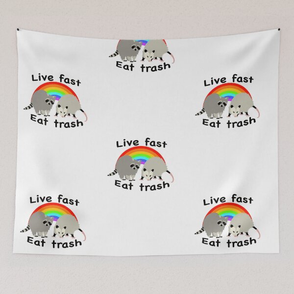 Item preview, Vive rápido Come basura designed and sold by Emilee-Mae.