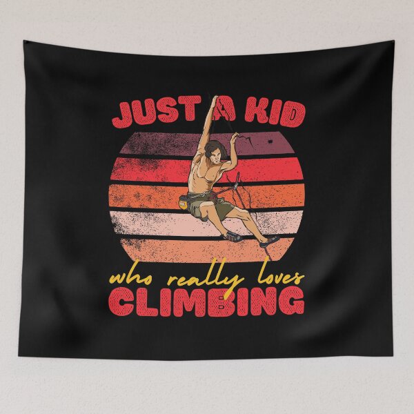 Item preview, Just a Kid Who Loves Climbing designed and sold by to-esu.