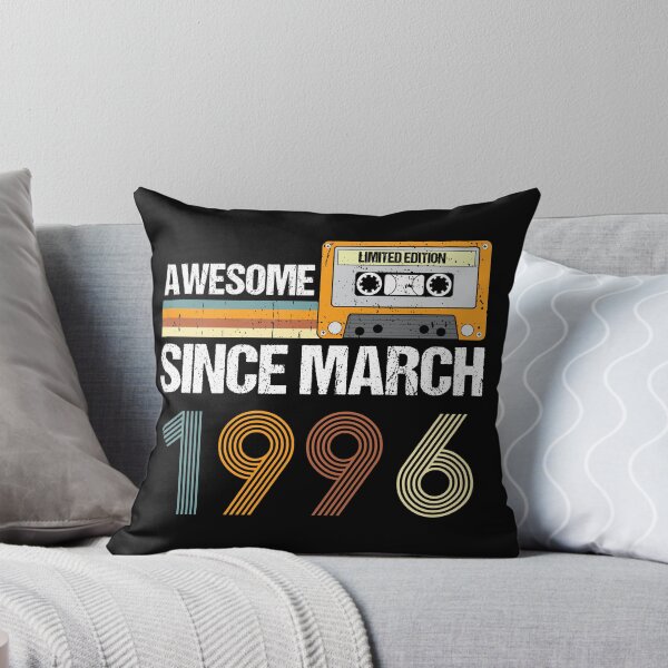 Item preview, Awesome Since March 1996 | 27th Birthday Gifts | 27 Years Old Gifts designed and sold by AMINE  ★★★★★.