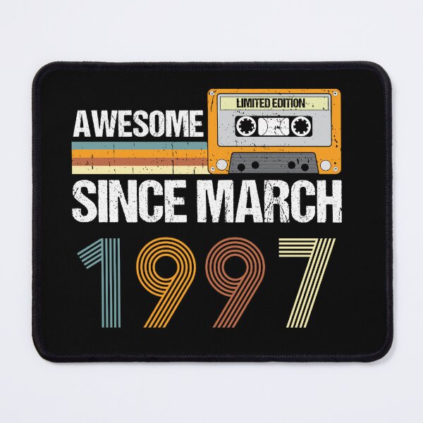 Item preview, Awesome Since March 1997 | 26th Birthday Gifts | 26 Years Old Gifts designed and sold by AMINE  ★★★★★.