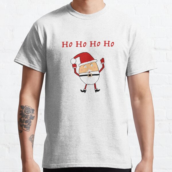 Humpty Santa Claus And Ho Ho Ho Pattern Classic T-Shirt