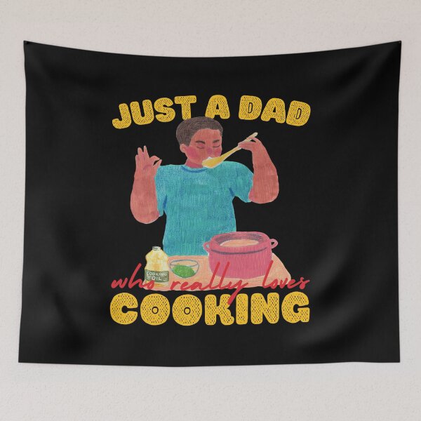 Item preview, Just a Dad Who Loves Cooking designed and sold by to-esu.