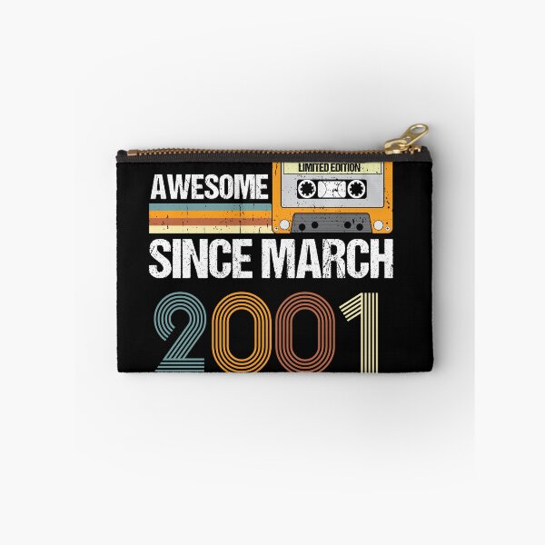 Item preview, Awesome Since March 2001 | 22th Birthday Gifts | 22 Years Old Gifts designed and sold by AMINE  ★★★★★.