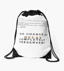 preserved Drawstring Bag