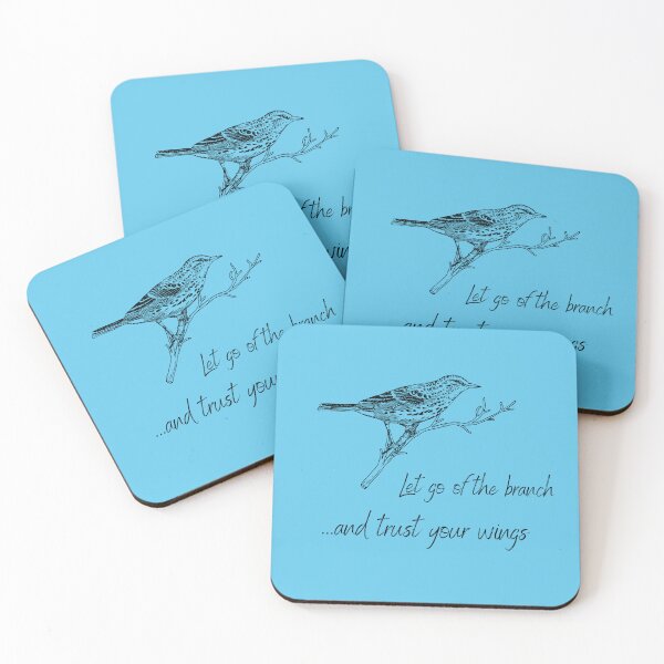 Item preview, Let Go of The Branch and Trust Your Wings designed and sold by Thewelllife.