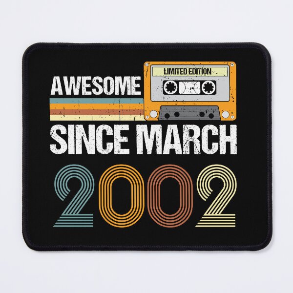 Item preview, Awesome Since March 2002 | 21th Birthday Gifts | 21 Years Old Gifts designed and sold by AMINE  ★★★★★.