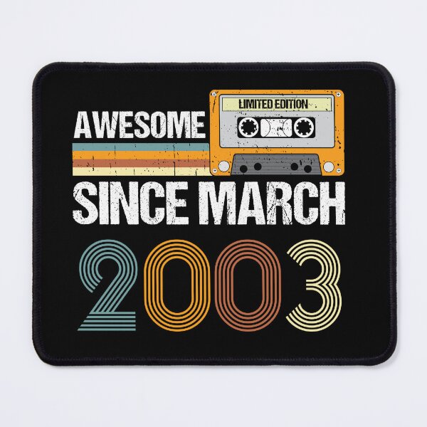 Item preview, Awesome Since March 2003 | 20th Birthday Gifts | 20 Years Old Gifts designed and sold by AMINE ★★★★★.