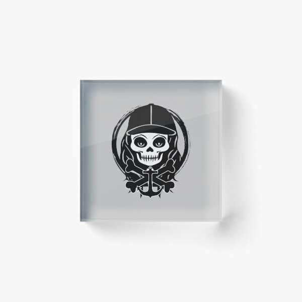 Item preview, Deckhand Female Skull and Anchor Black Logo designed and sold by Nuletto.