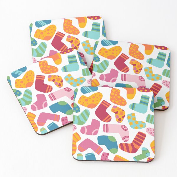 Item preview, Colorful Fun Socks Pajama Party designed and sold by SamAnnDesigns.