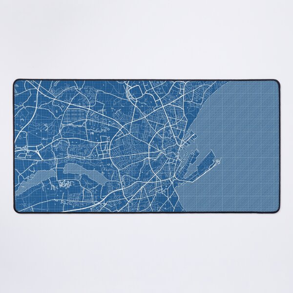 Item preview, Aarhus City Map of Denmark - Blueprint designed and sold by deMAP.